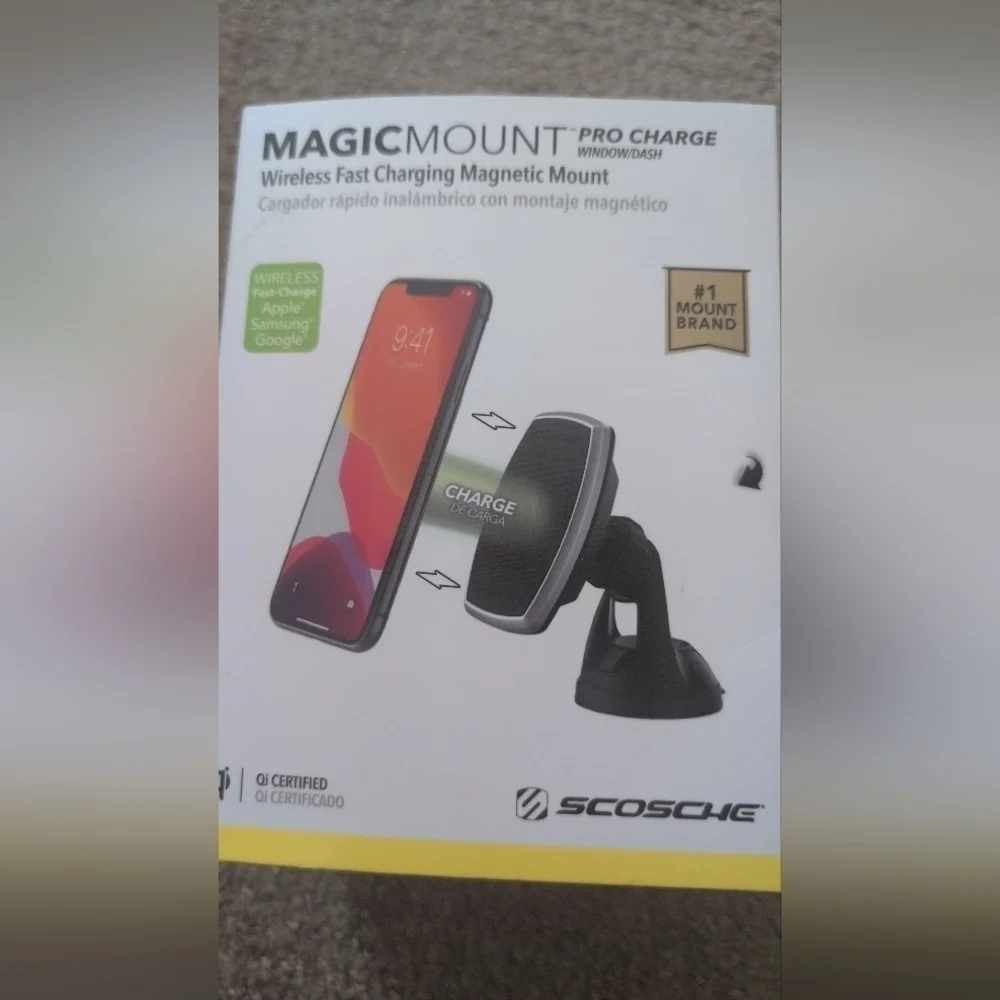 MagicMount Pro Charge Wireless Fast Charging Magnetic Mount For Car Dashboard